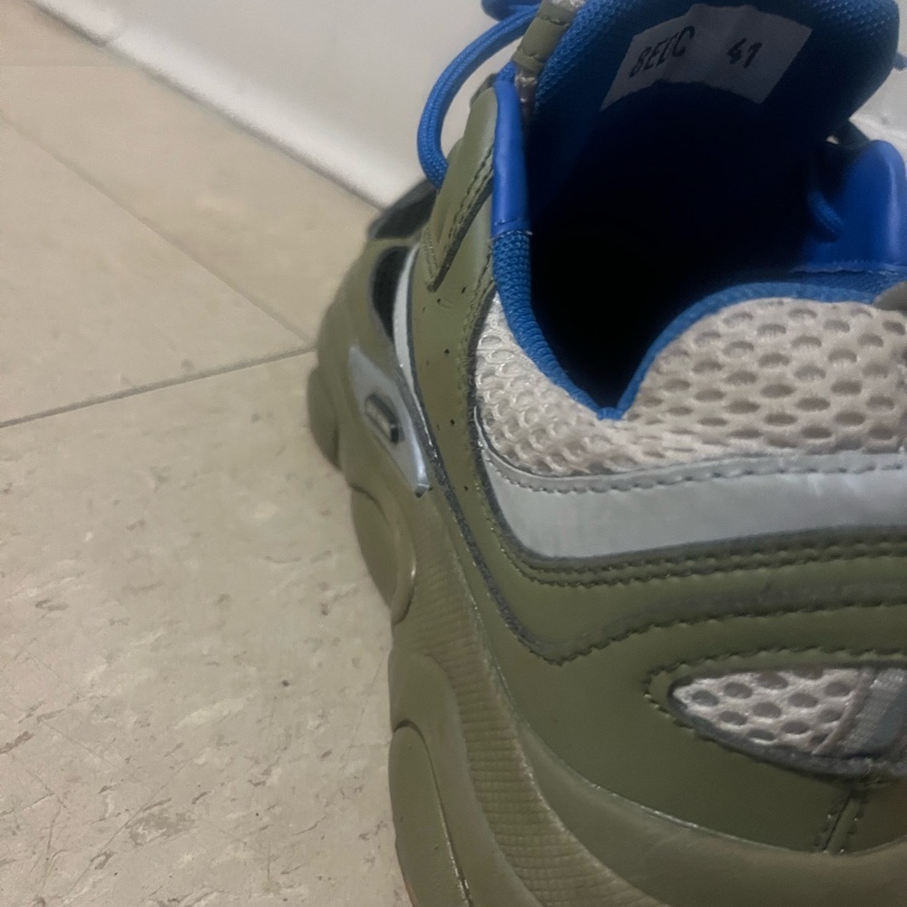 Dior Blue and Black Modern Sneakers with Chunky Sole - Picture 2 of 4